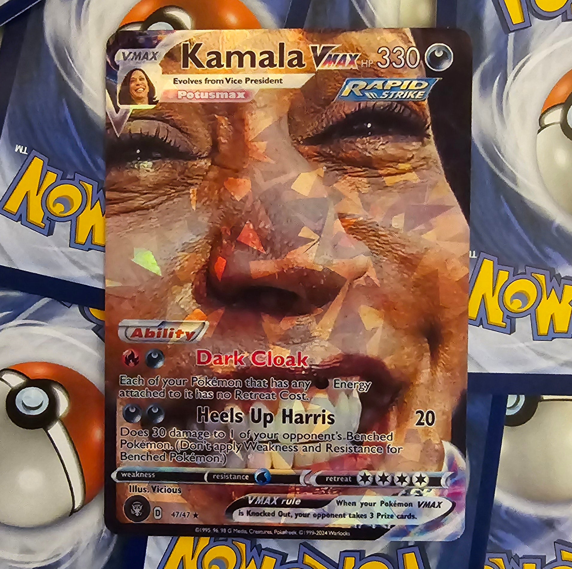 Kamala Harris Pokemon Card ViciousProxies Kamala Harris Pokemon Card ViciousProxies