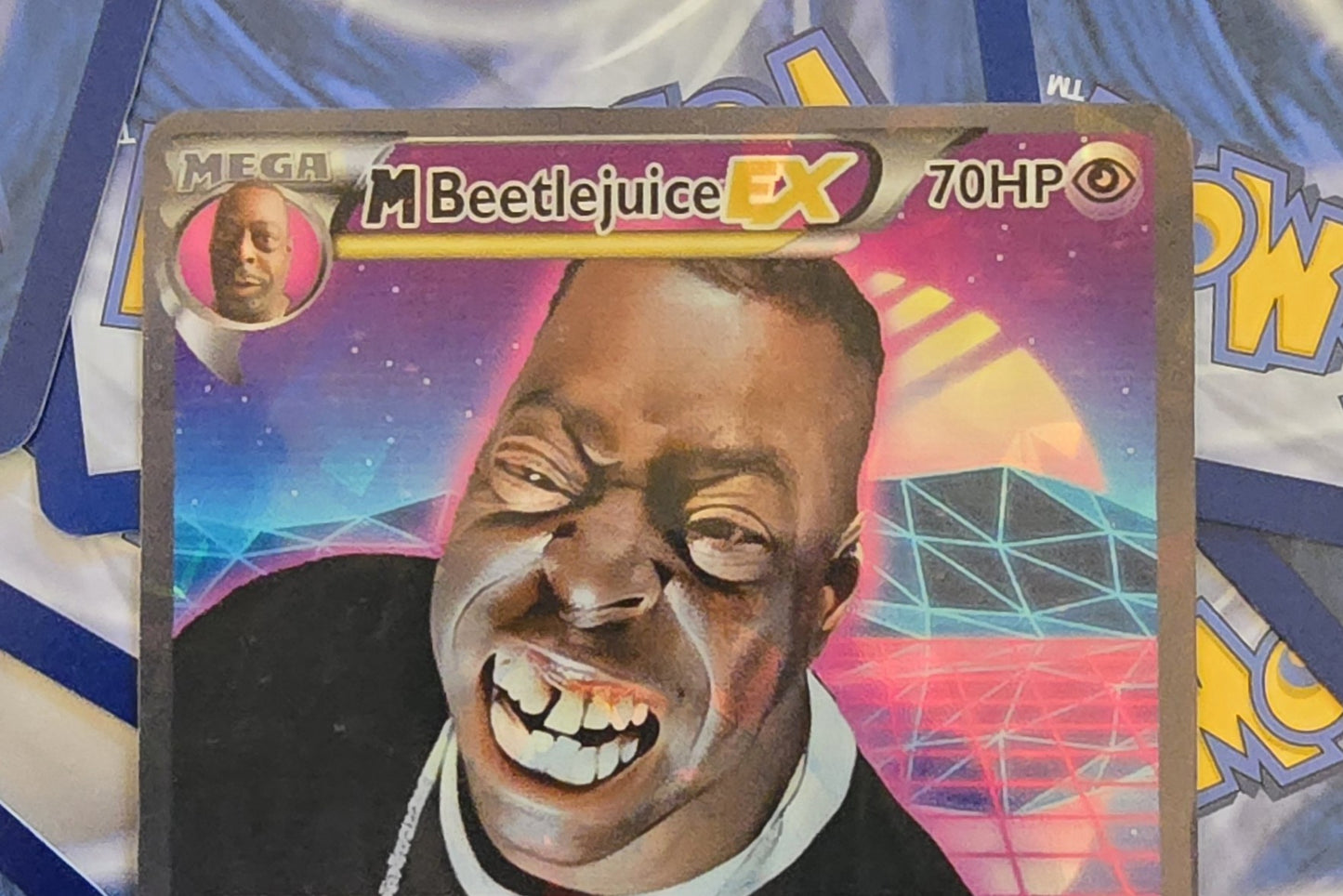 Beetlejuice Pokemon Card - Howard Stern Show - Just Hangin Around