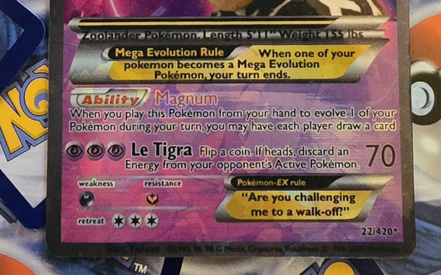 Blue Steel Zoolander Pokémon Card