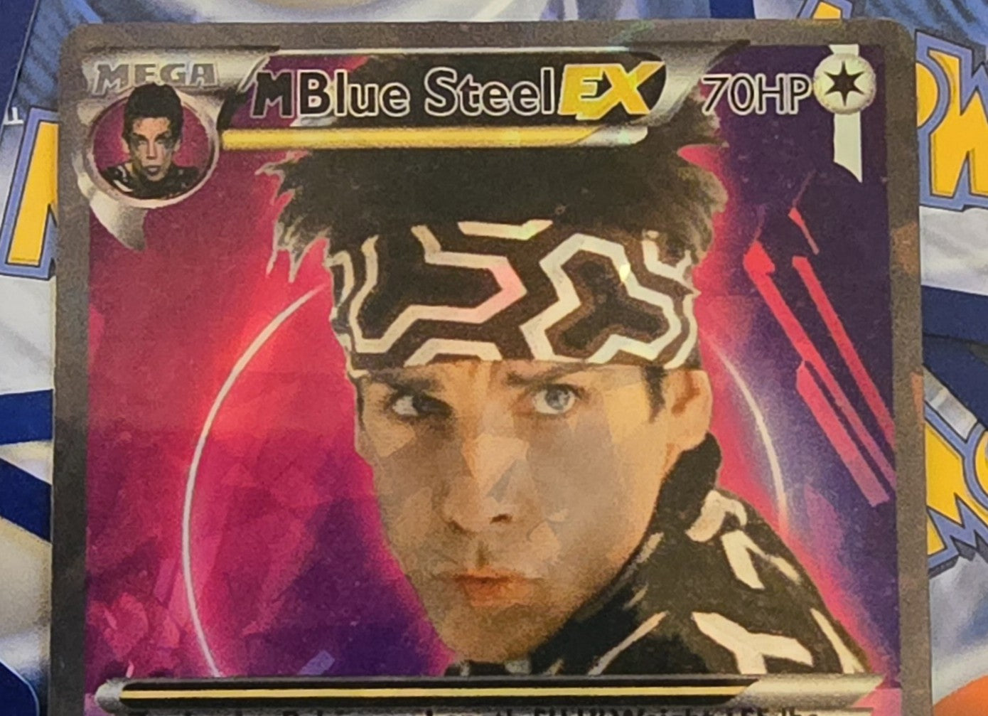 Blue Steel Zoolander Pokémon Card