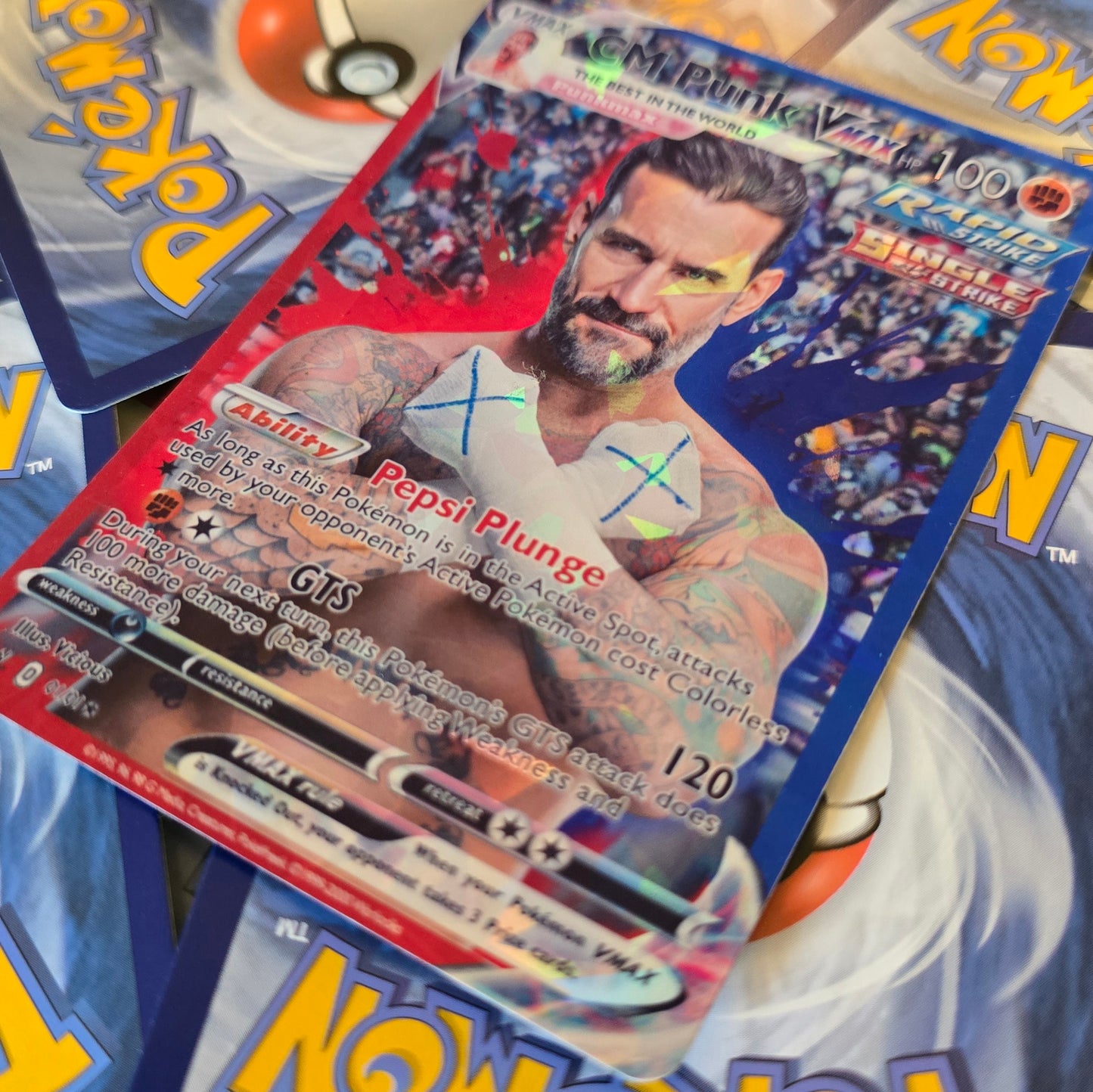 CM Punk Pokemon Card