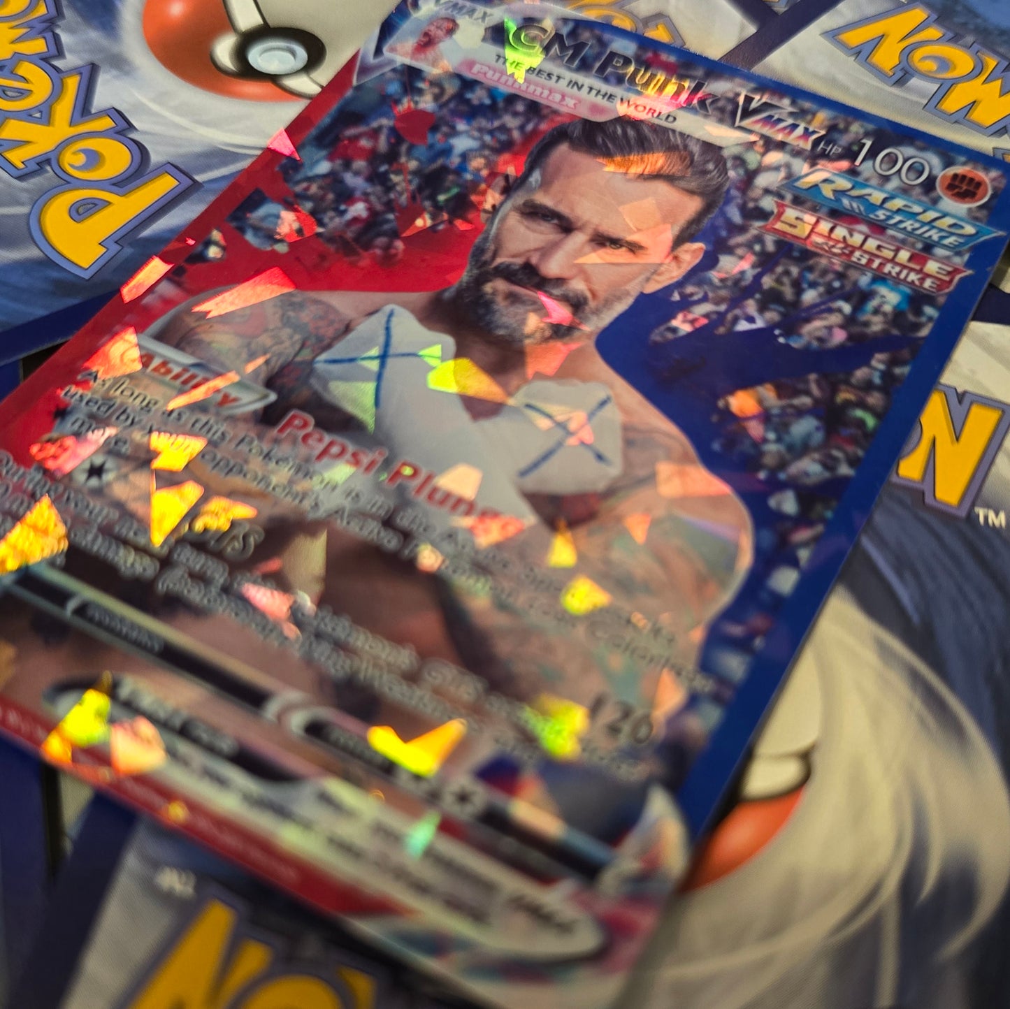 CM Punk Pokemon Card