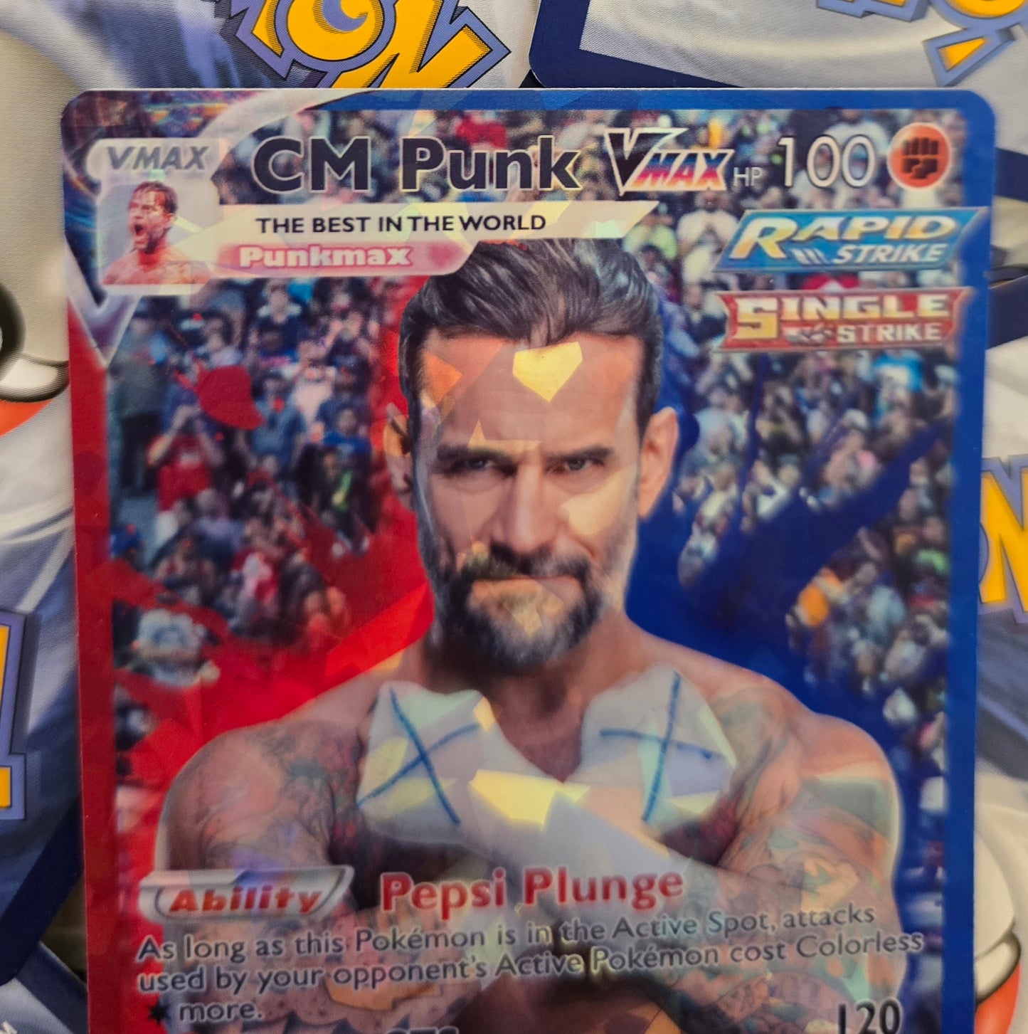 CM Punk Pokemon Card