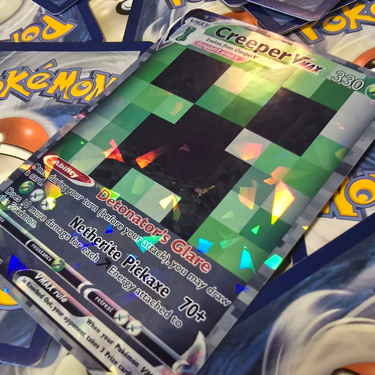 Creeper Pokemon Card - Creeper - Minecraft