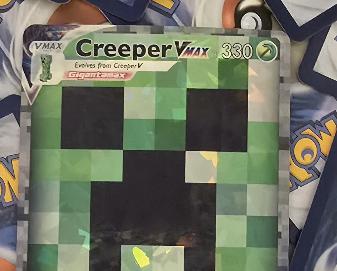 Creeper Pokemon Card - Creeper - Minecraft