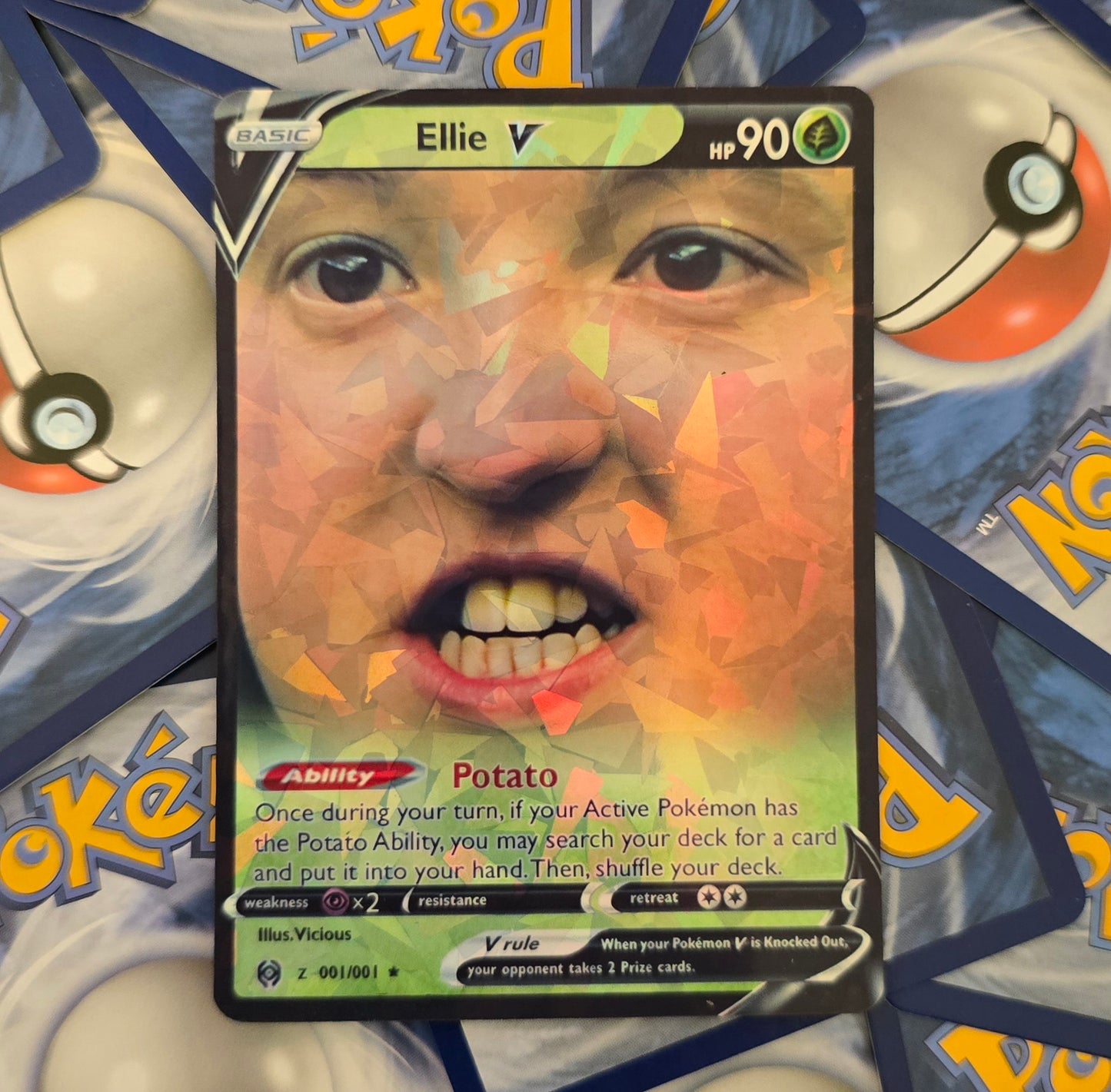 Ellie Pokemon Card - Meme