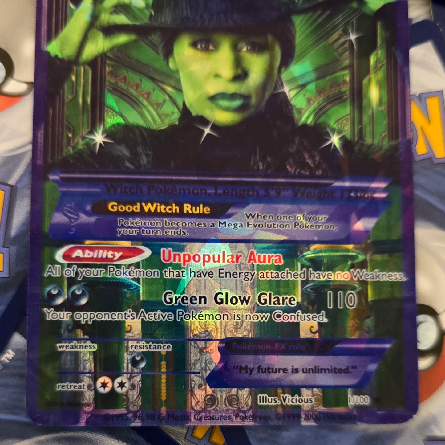 Elphaba Pokemon Card - Wicked