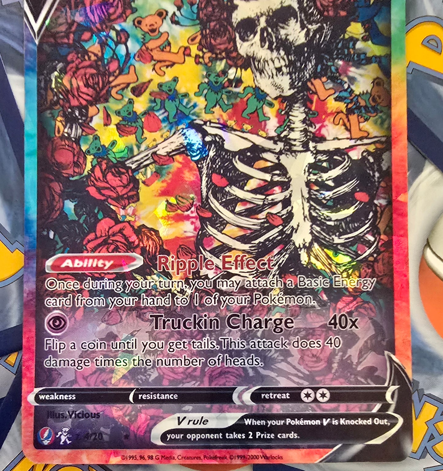 Grateful dead V Pokemon Card - Ripple Effect