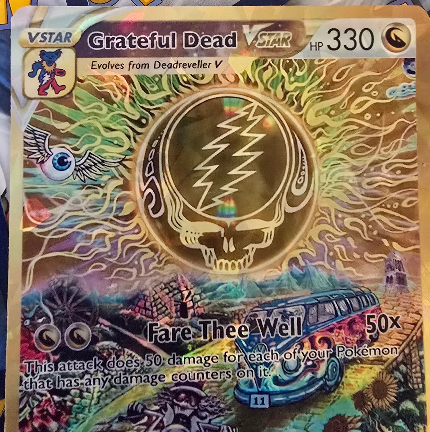 Grateful Dead Vstar Pokemon Card - Fare Thee Well