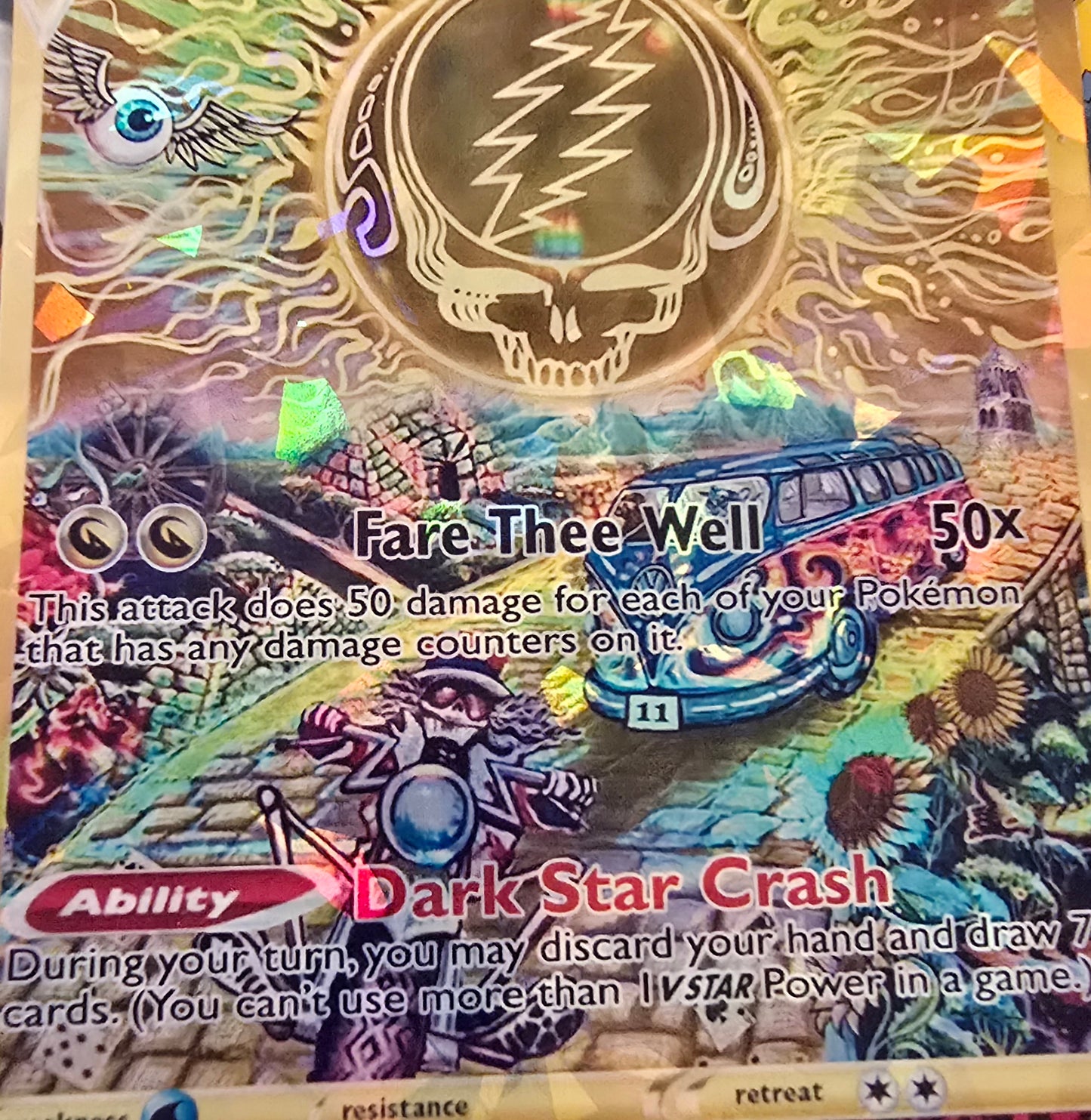 Grateful Dead Vstar Pokemon Card - Fare Thee Well
