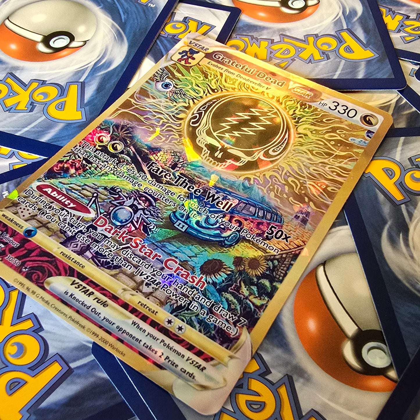 Grateful Dead Vstar Pokemon Card - Fare Thee Well
