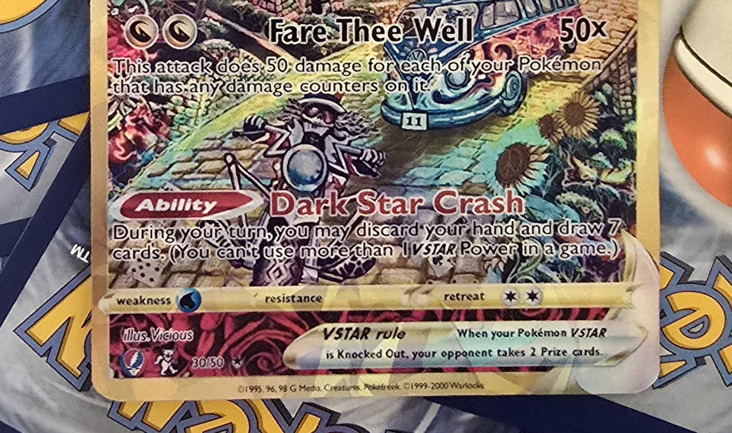 Grateful Dead Vstar Pokemon Card - Fare Thee Well