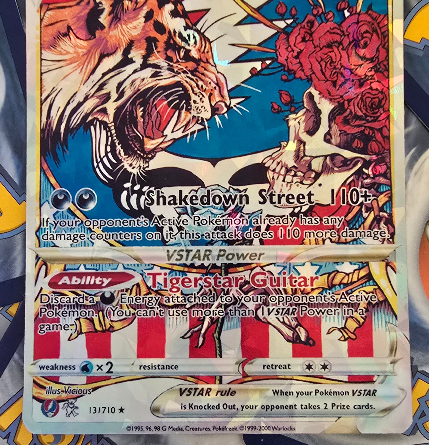 Grateful Dead Vstar Pokemon Card - Shakedown Street