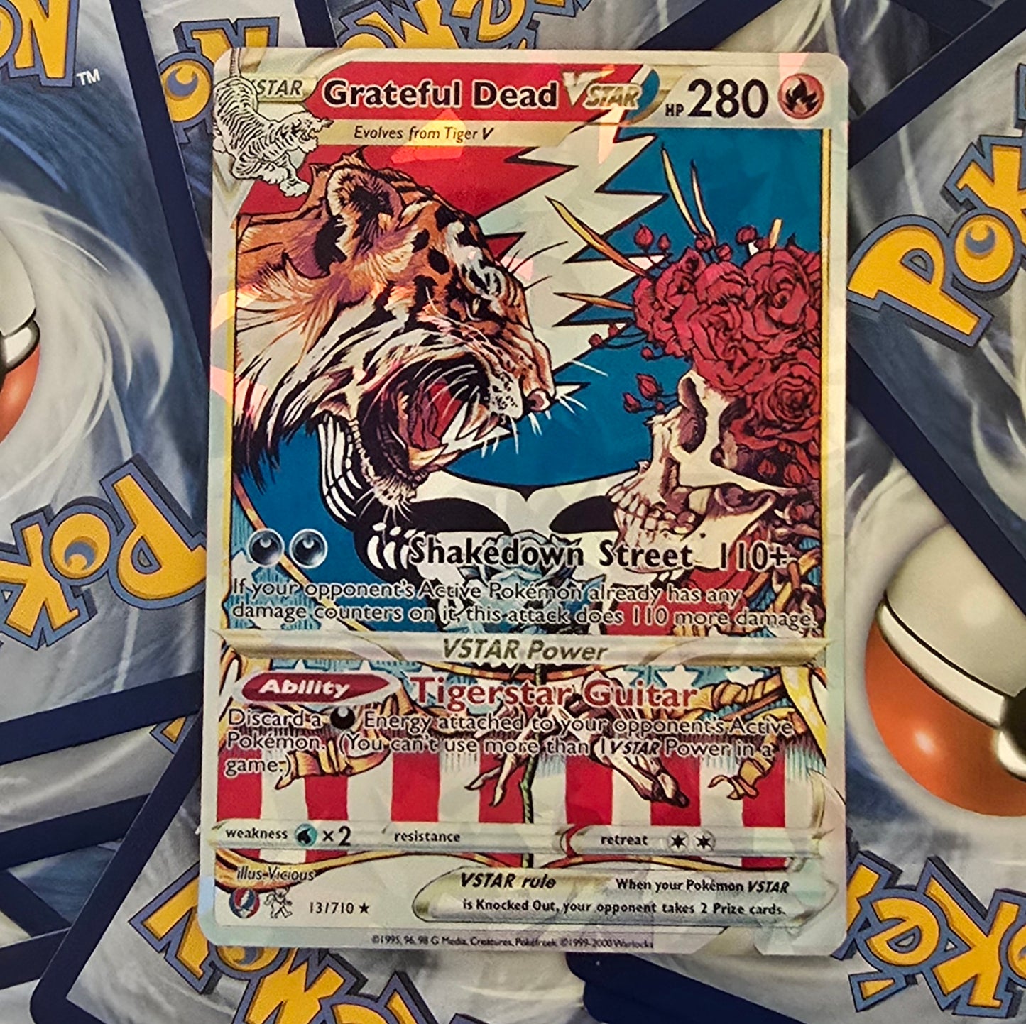 Grateful Dead Vstar Pokemon Card - Shakedown Street