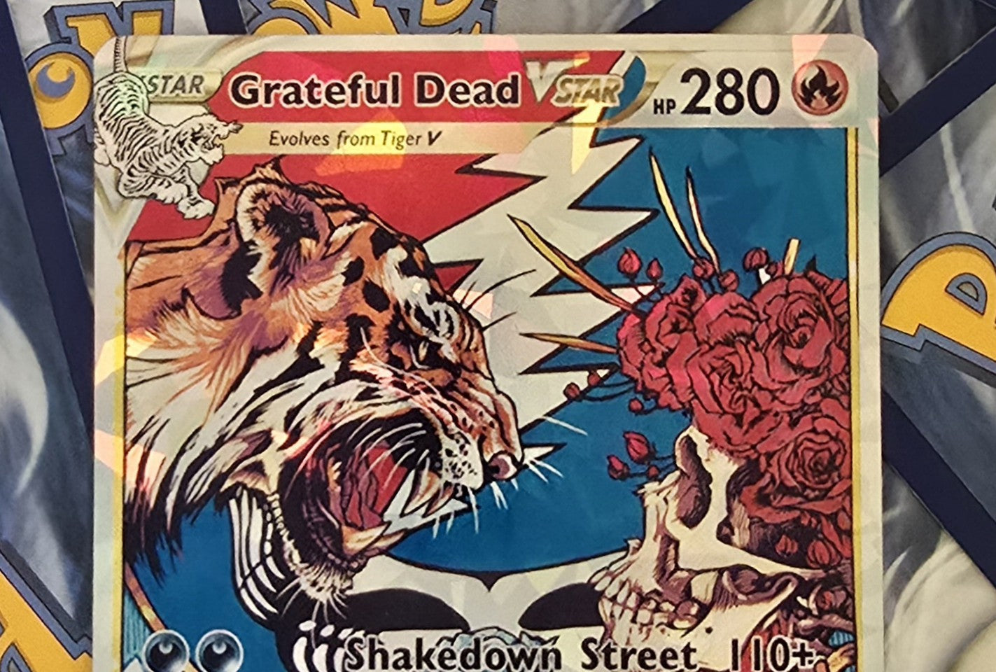 Grateful Dead Vstar Pokemon Card - Shakedown Street