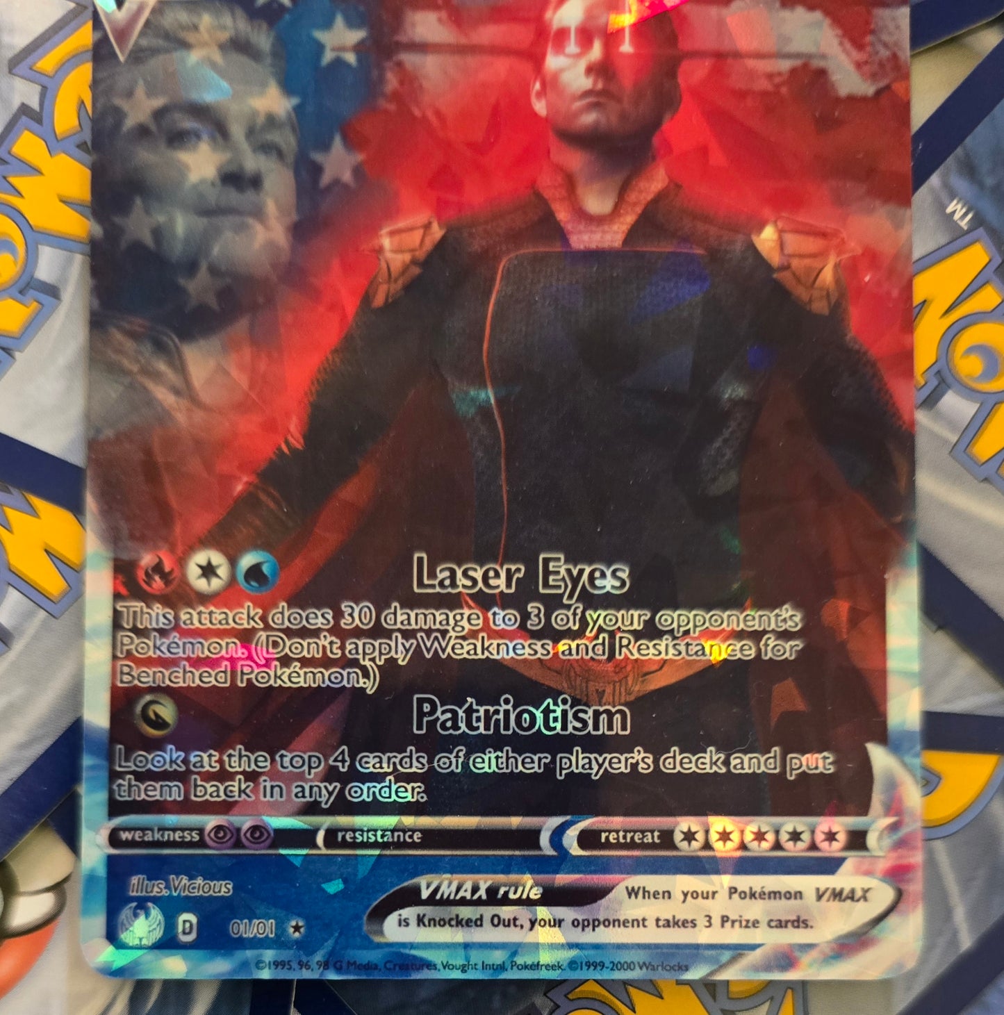 Homelander Pokemon Card - The Boys