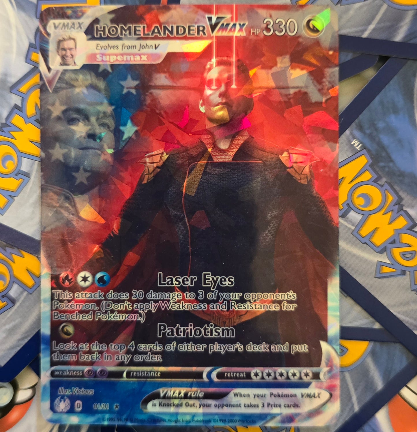 Homelander Pokemon Card - The Boys