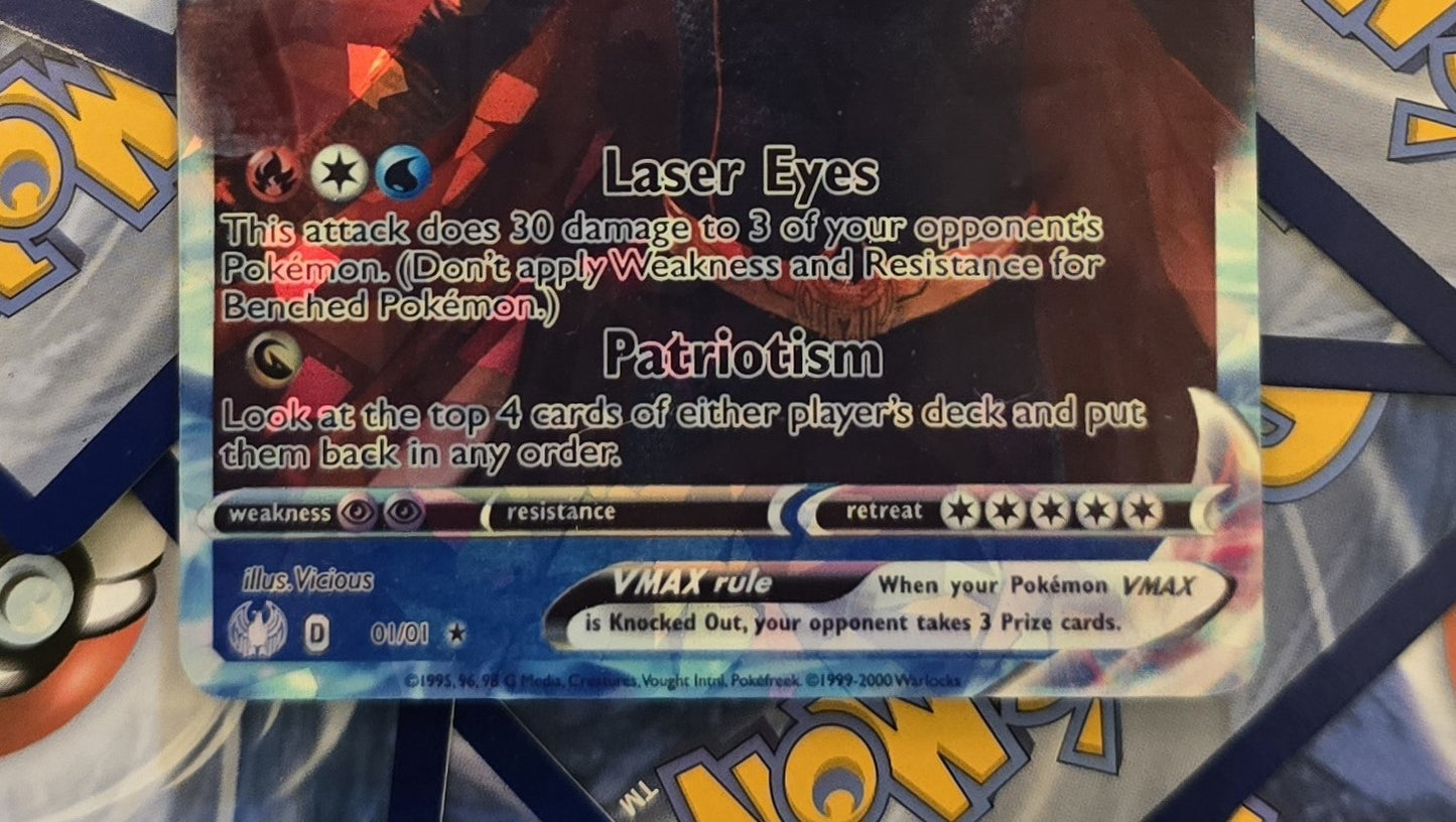 Homelander Pokemon Card - The Boys