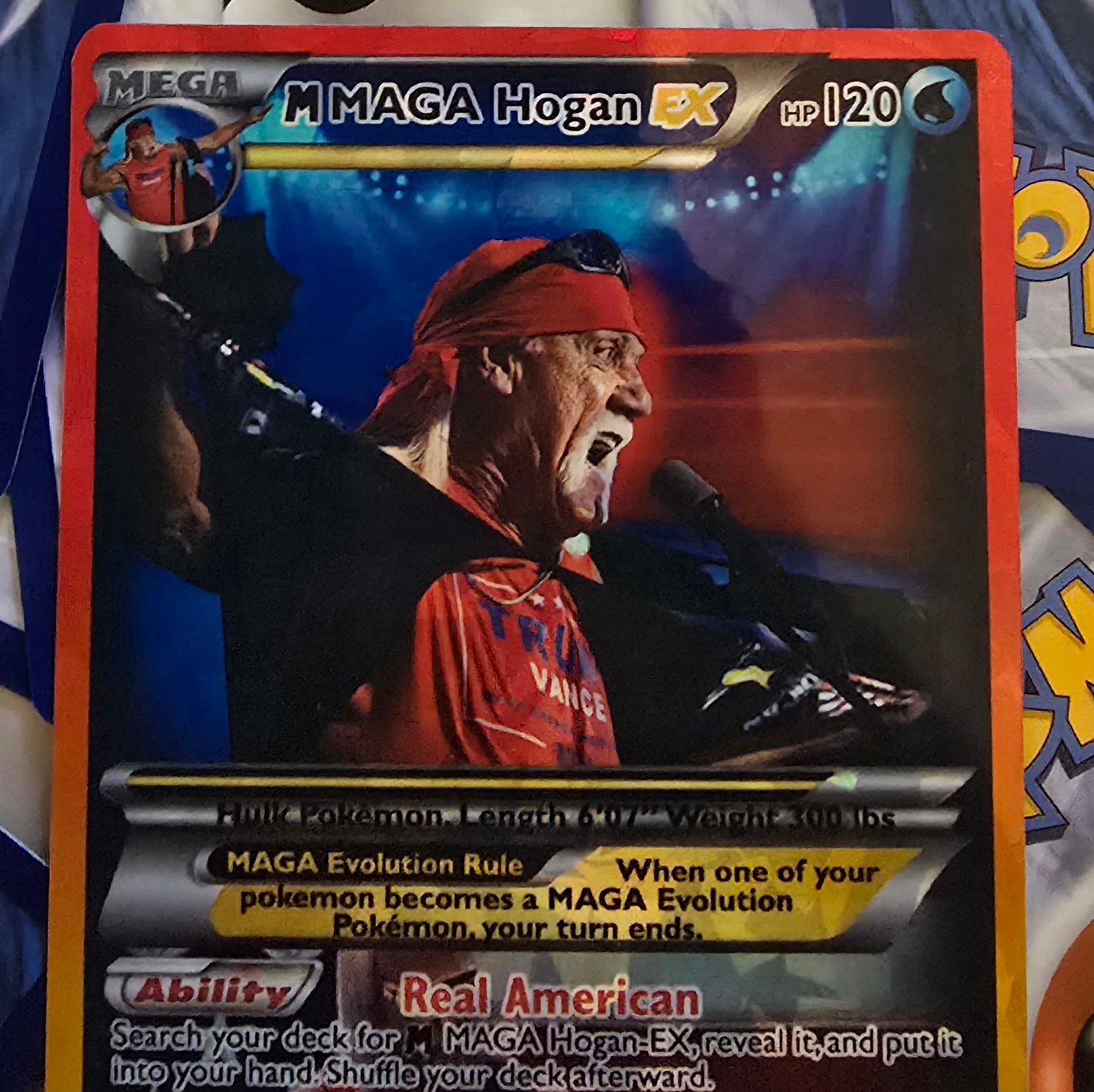 Hulk Hogan Pokemon Card