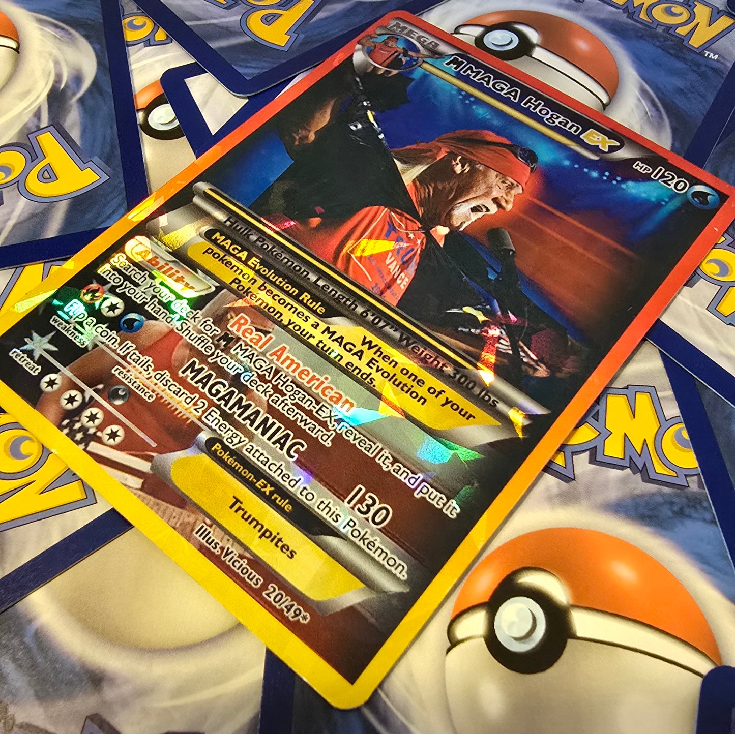 Hulk Hogan Pokemon Card