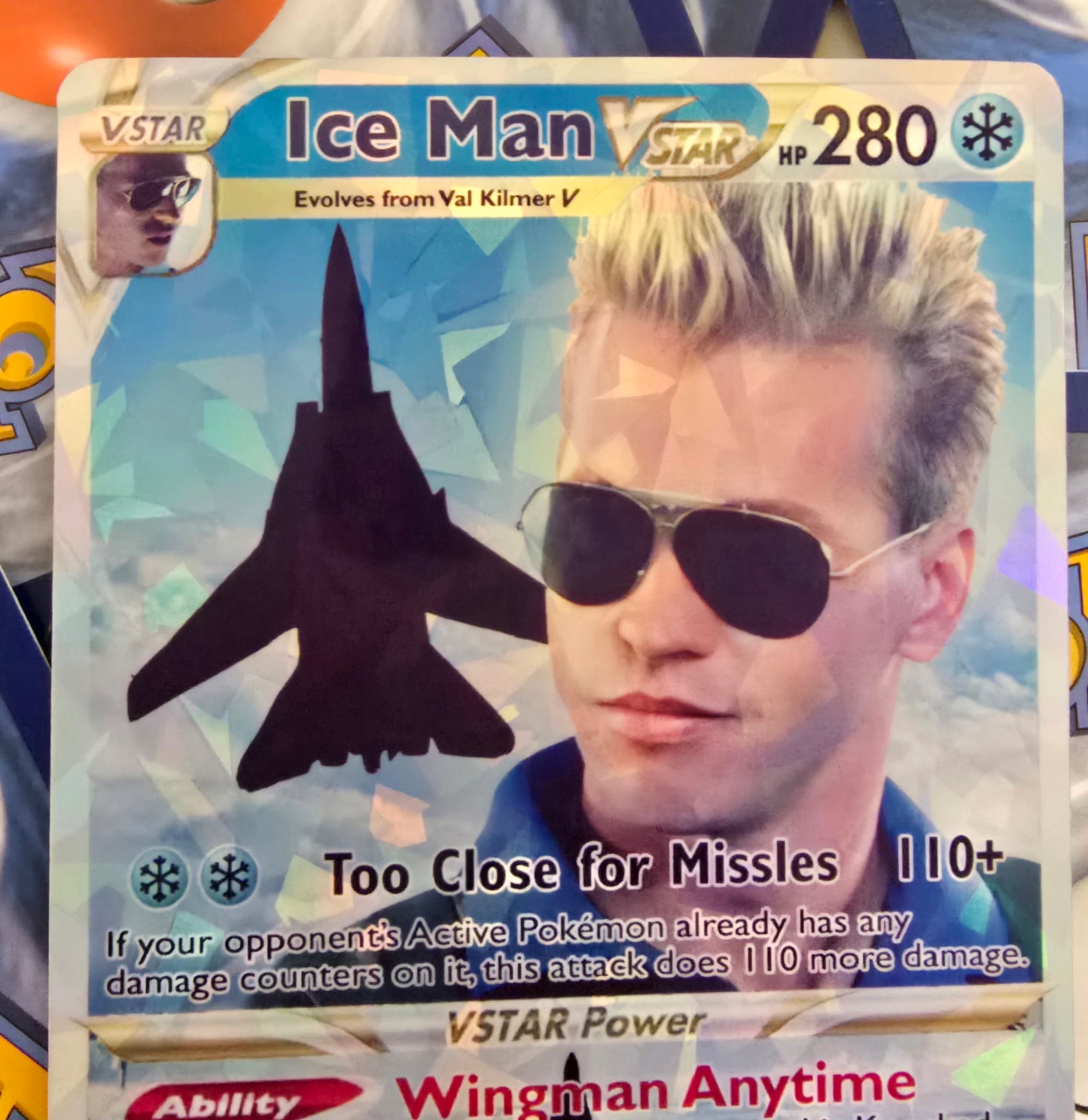 Ice Man Pokemon Card - Top Gun
