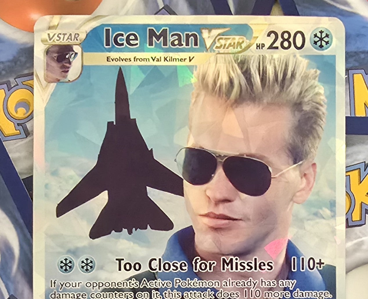 Ice Man Pokemon Card - Top Gun