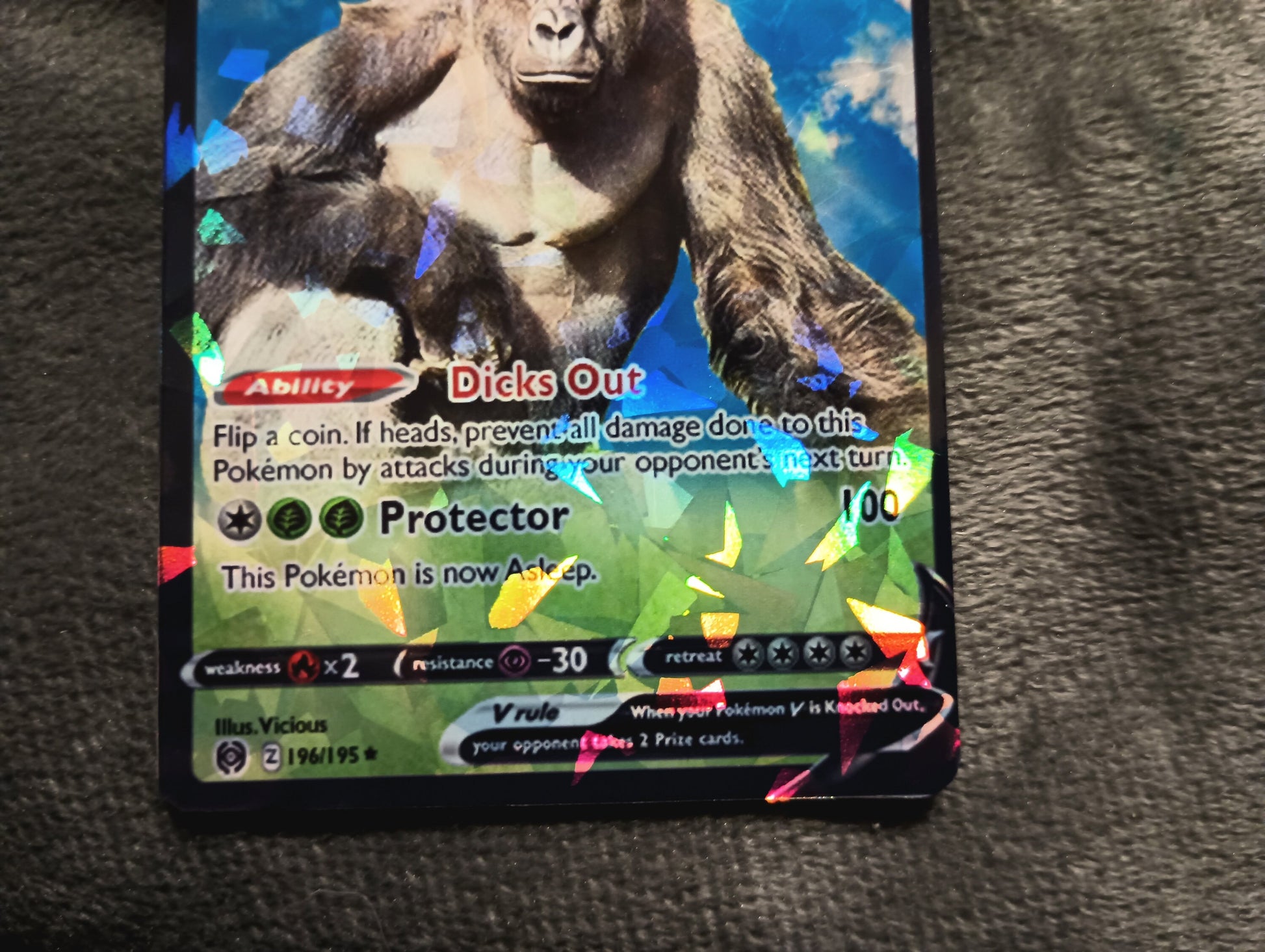 Harambe Pokemon Card