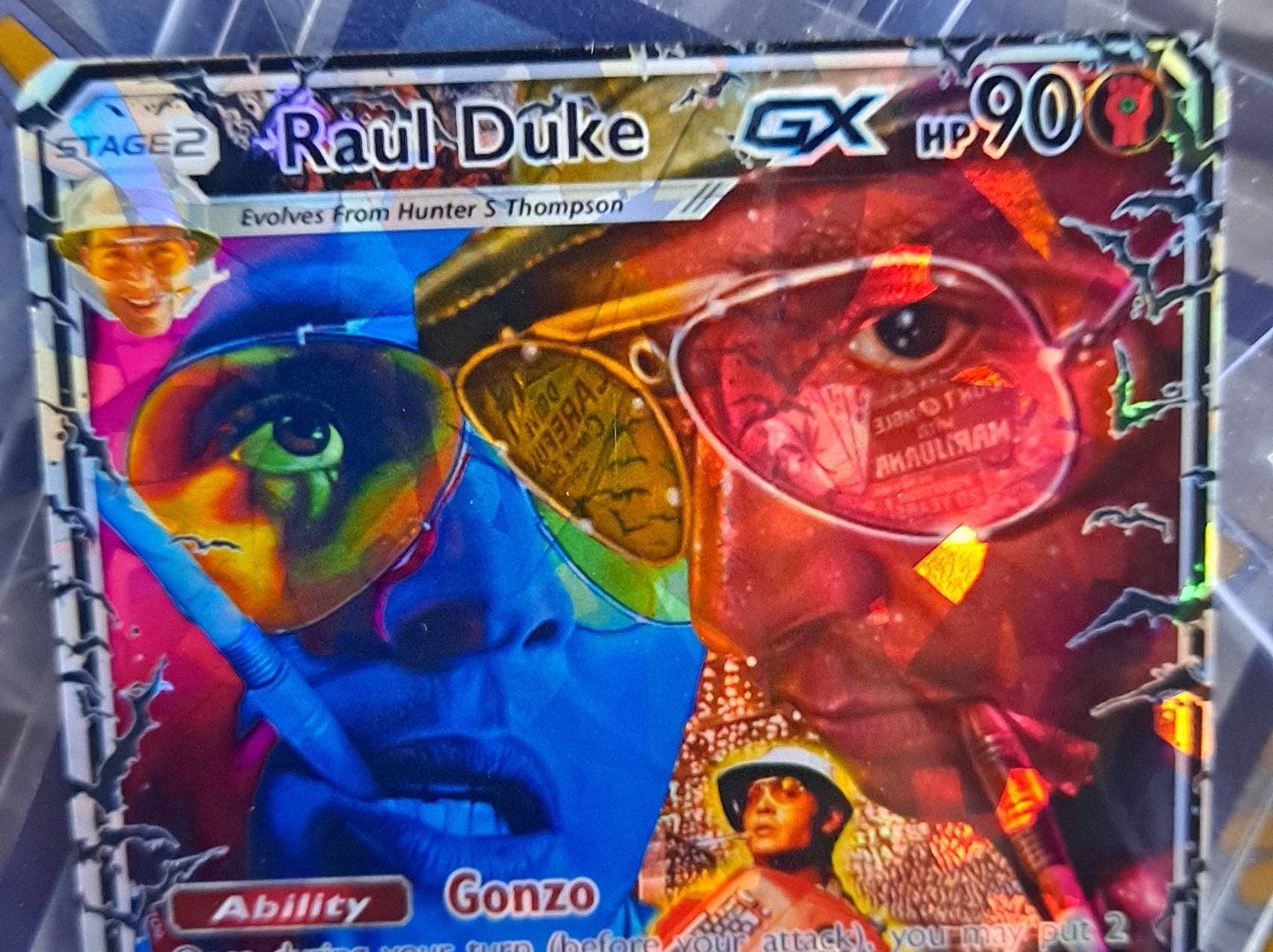 Hunter S. Thompson Pokemon Card - Fear And Loathing In Las Vegas