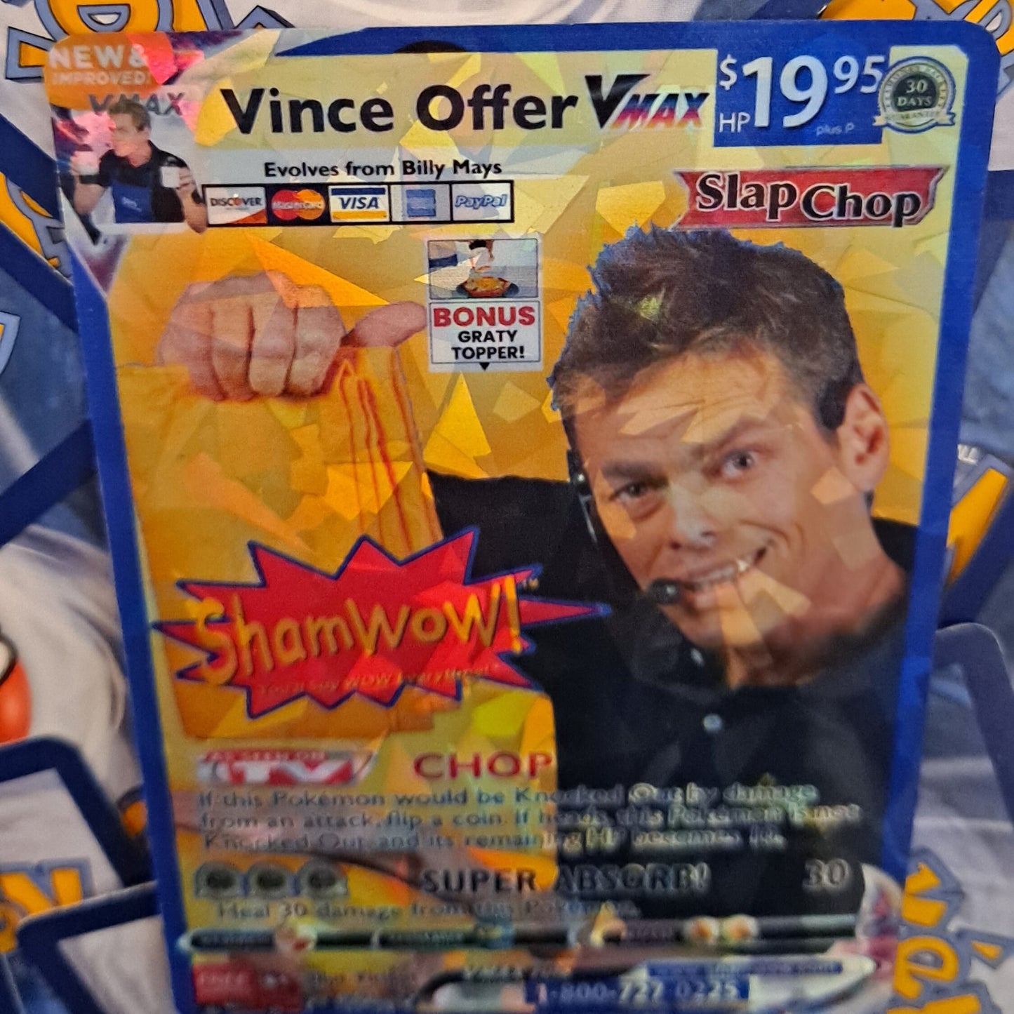 Vince Offer Pokemon Card - Sham Wow Guy