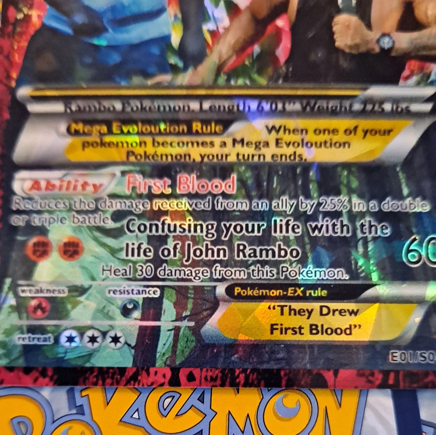 Frank Reynolds - Rambo Pokemon Card - Its Always Sunny In Philadelphia