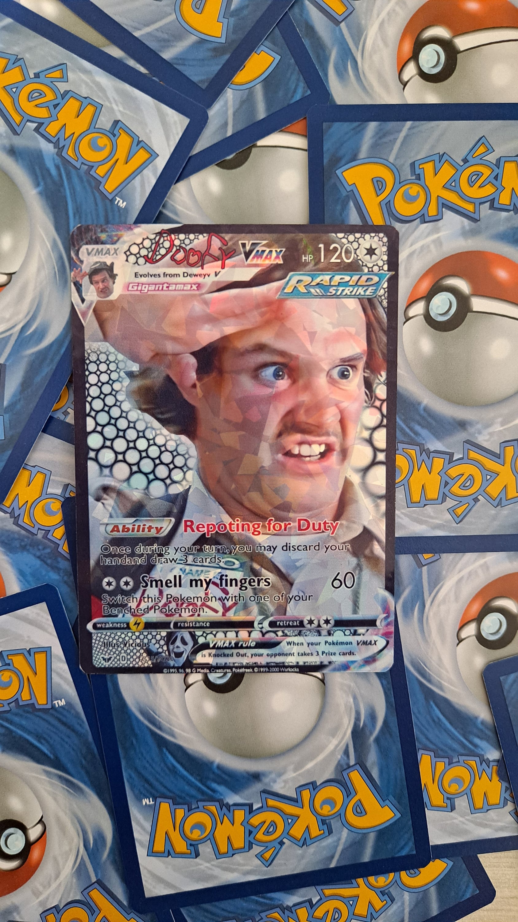scariest pokemon card Doofy Pokemon Card