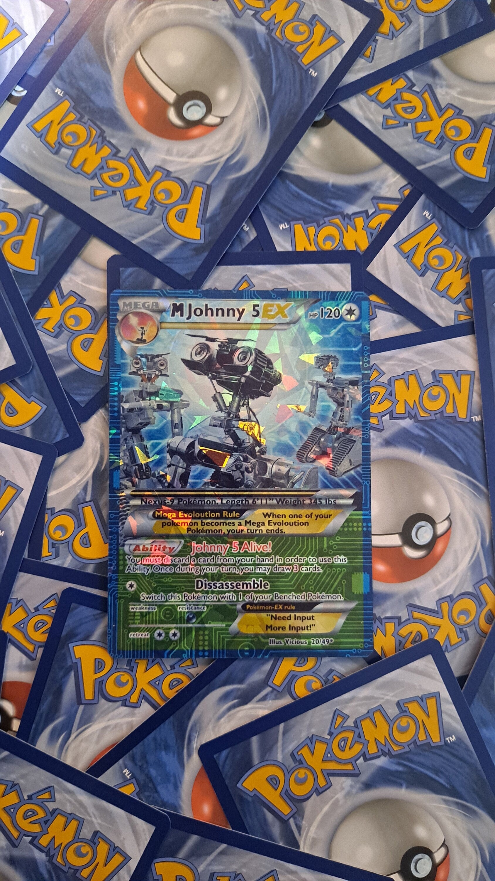 $5 pokemon cards Johnny 5 Pokemon Card