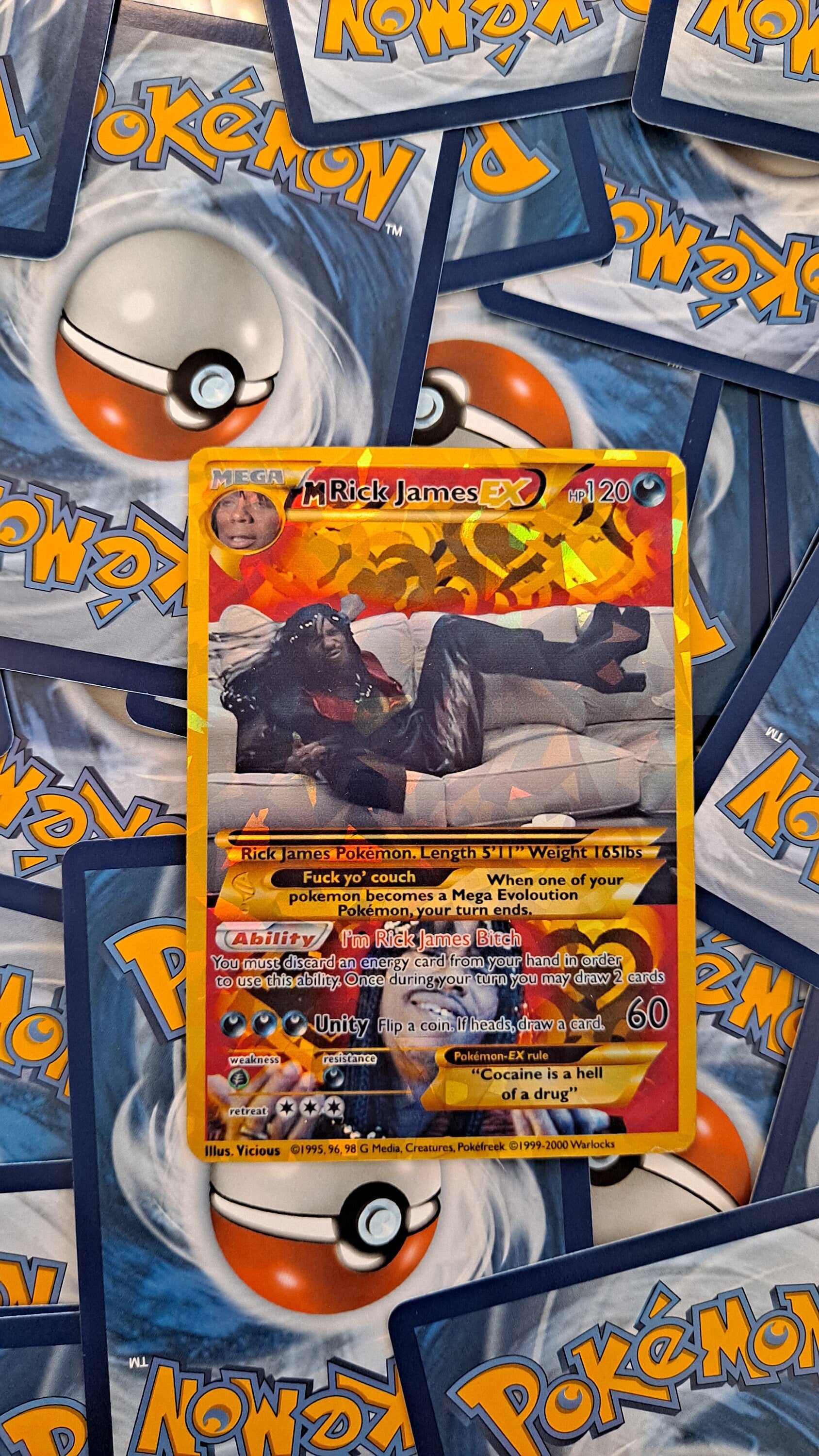 james pokemon card Rick James Pokemon Card