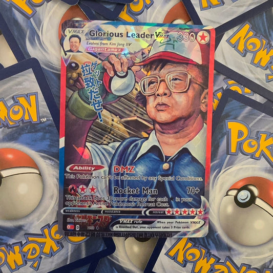 Kim Jong Ash Pokemon Card - Glorious Leader