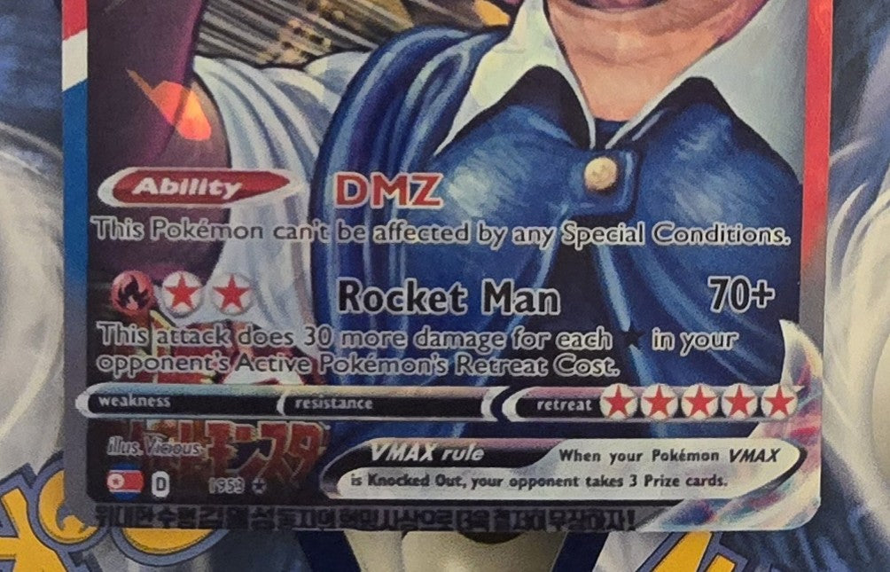 Kim Jong Ash Pokemon Card - Glorious Leader