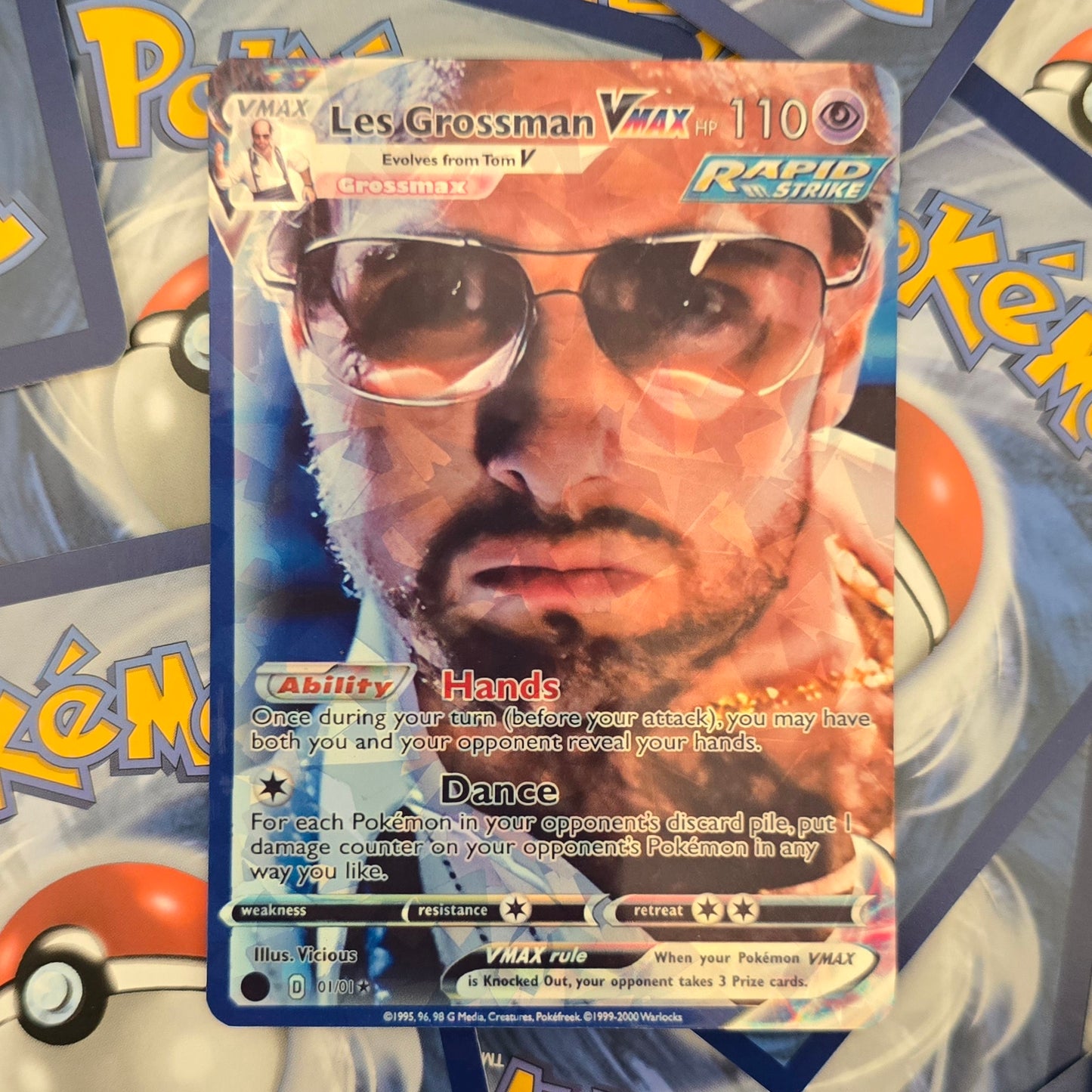 Les Grossman Pokemon Card - Tropic Thunder