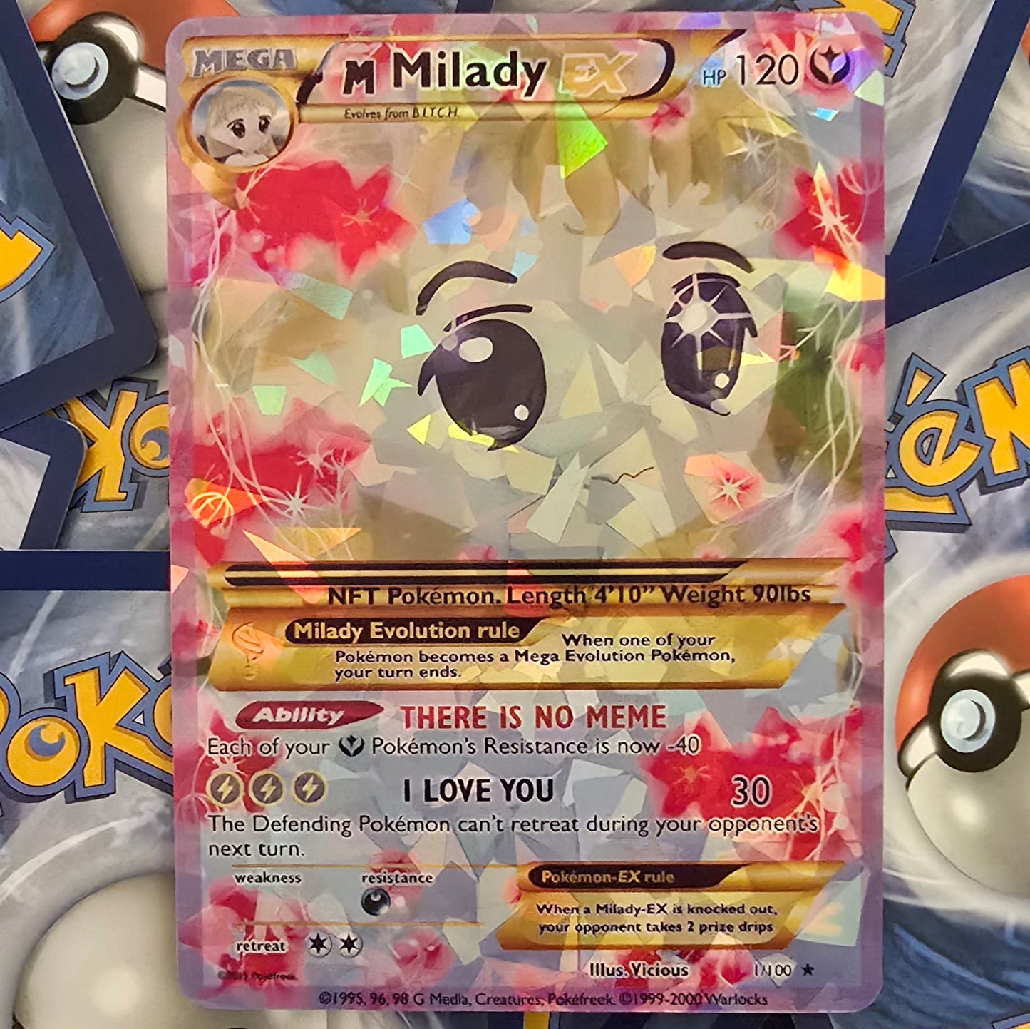 Milady Meme Pokemon Card