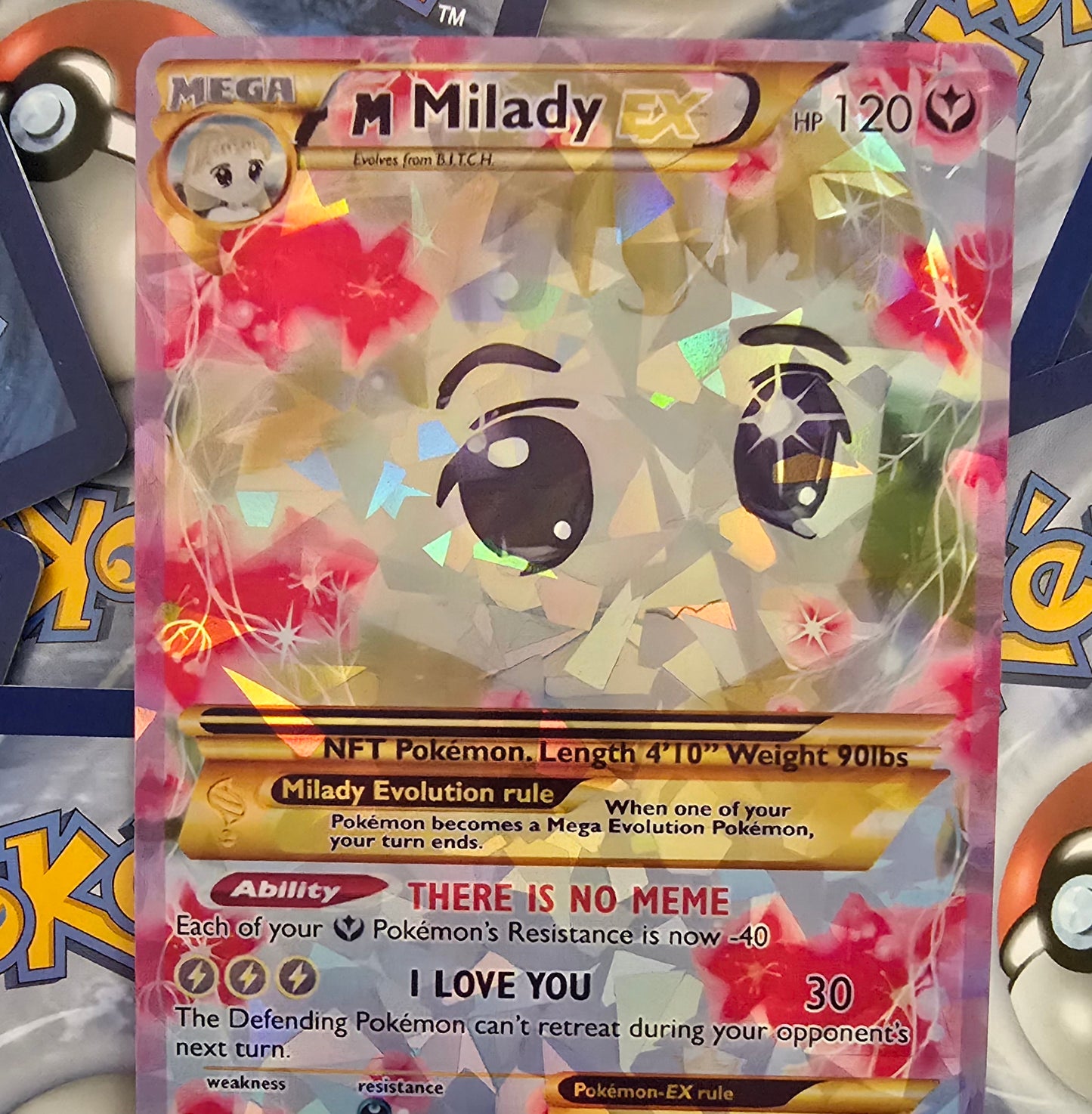 Milady Meme Pokemon Card