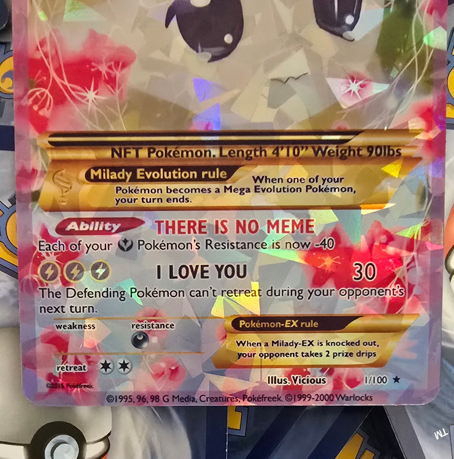 Milady Meme Pokemon Card