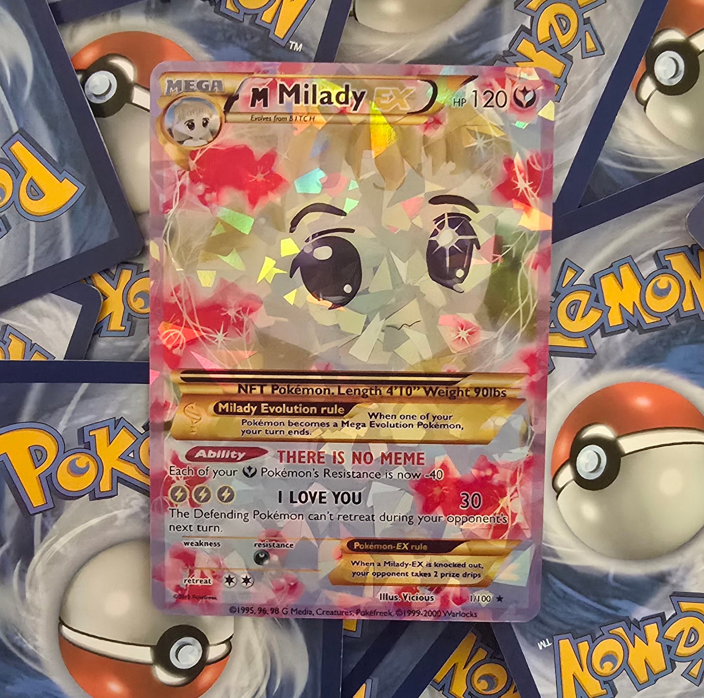 Milady Meme Pokemon Card