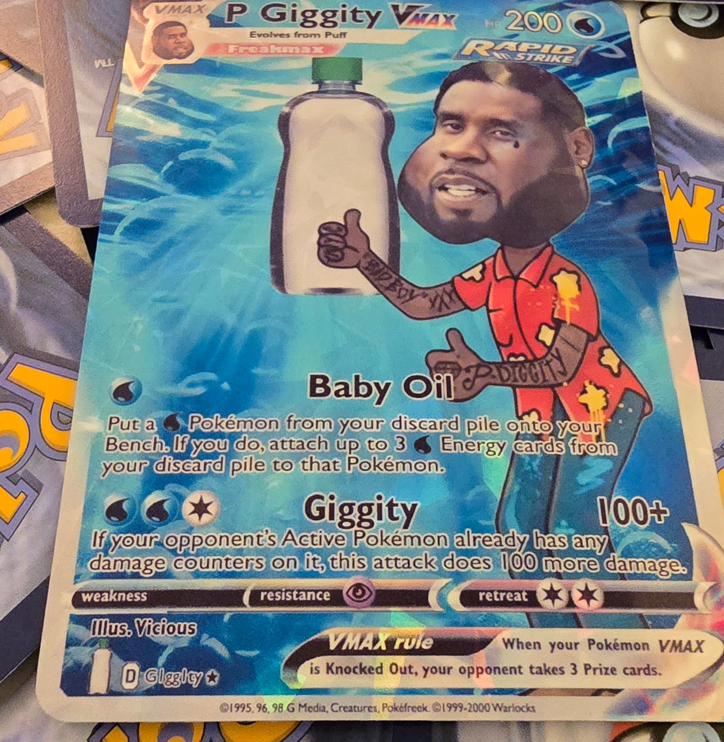 P Giggity Pokemon Card - Puff Daddy - quagmire/p ditty