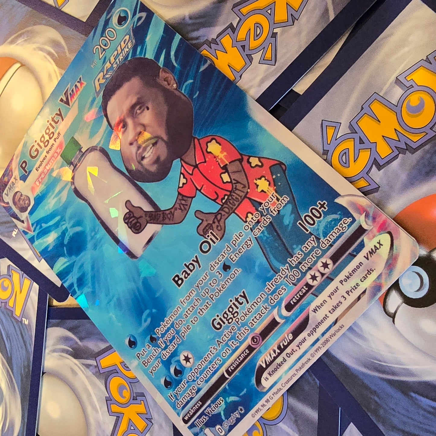 P Giggity Pokemon Card - Puff Daddy - quagmire/p ditty