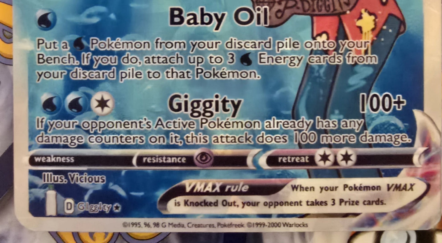 P Giggity Pokemon Card - Puff Daddy - quagmire/p ditty