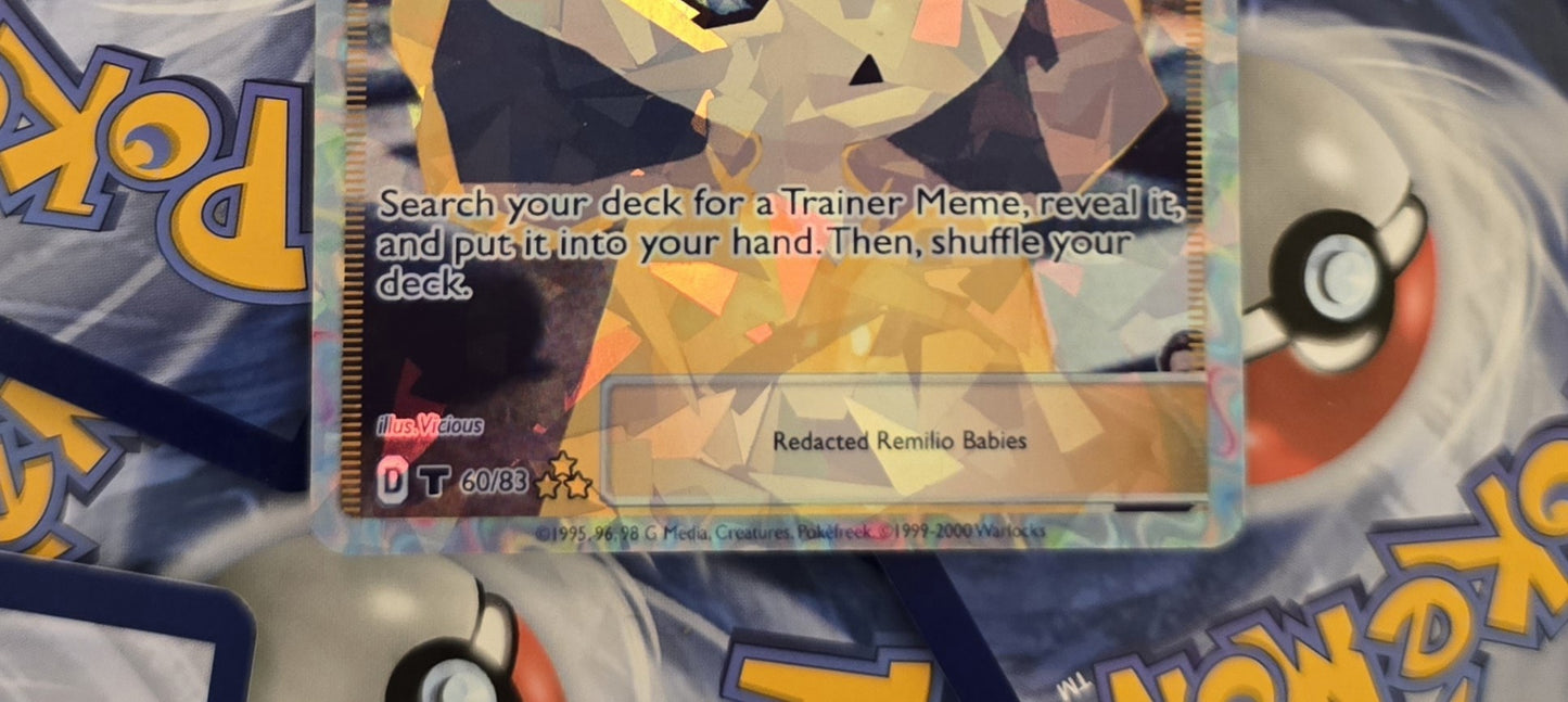 Remilio Meme Pokemon Card