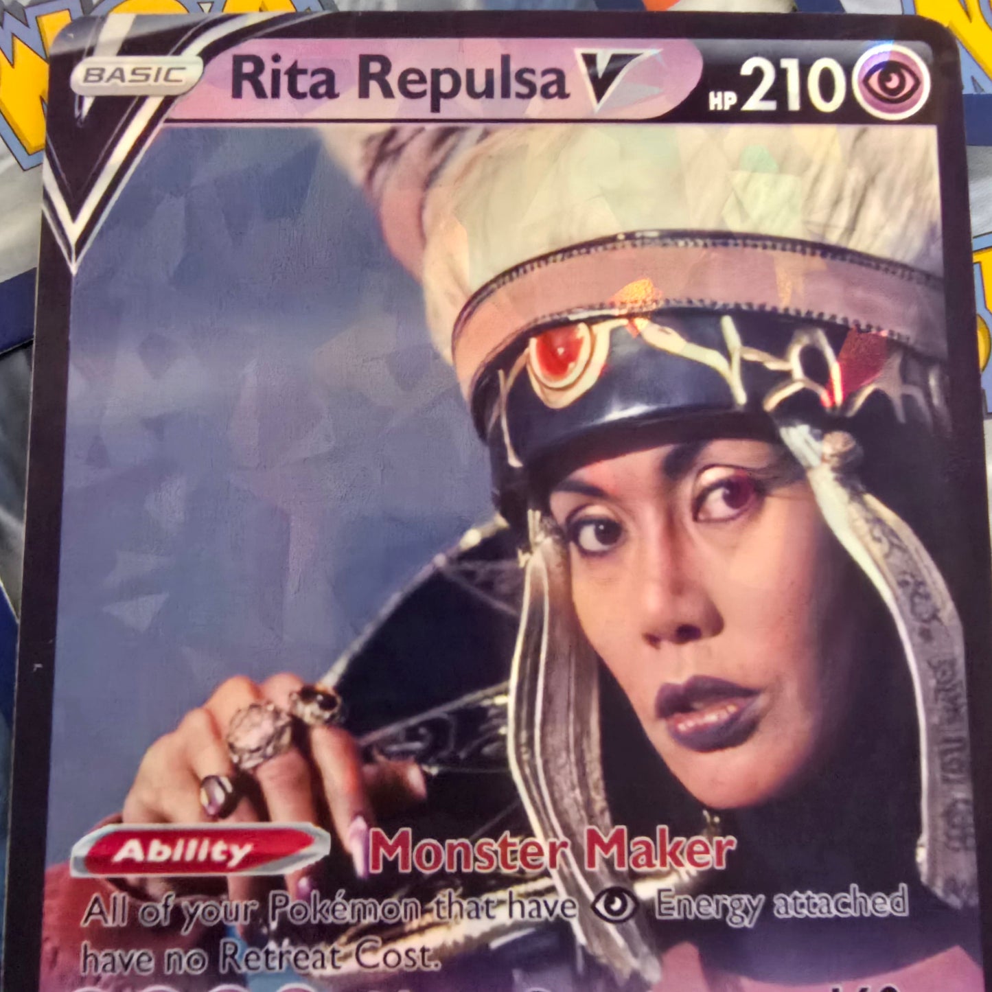 Rita Repulsa Pokemon Card - Power Rangers
