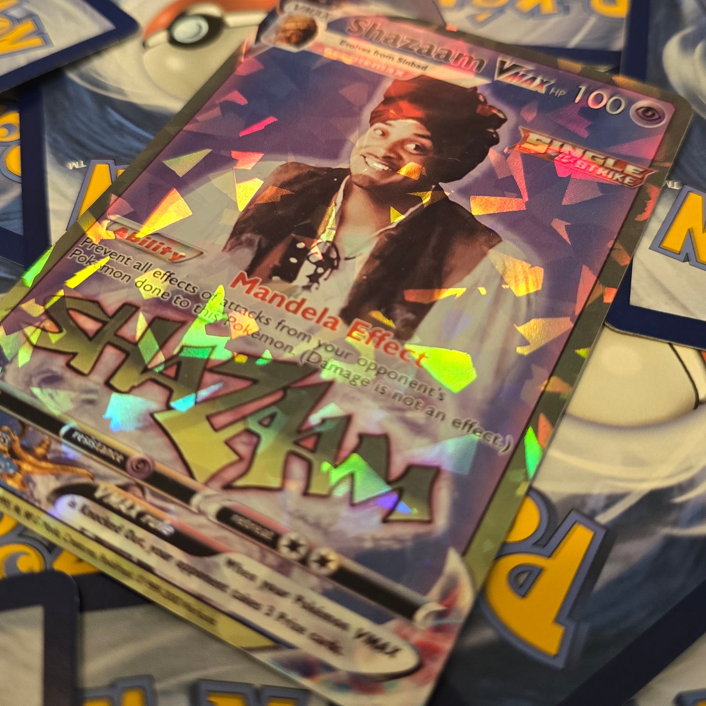 Shazaam Pokemon Card - Sinbad - Mandela effect