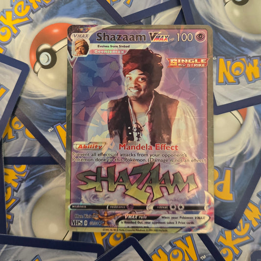 Shazaam Pokemon Card - Sinbad - Mandela effect