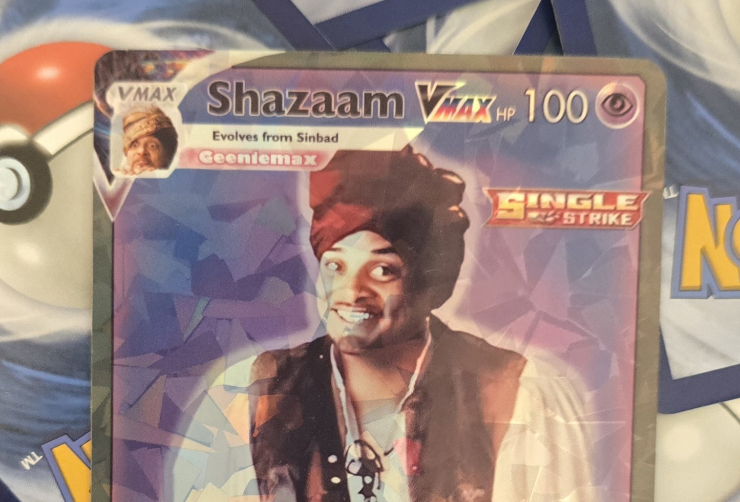 Shazaam Pokemon Card - Sinbad - Mandela effect