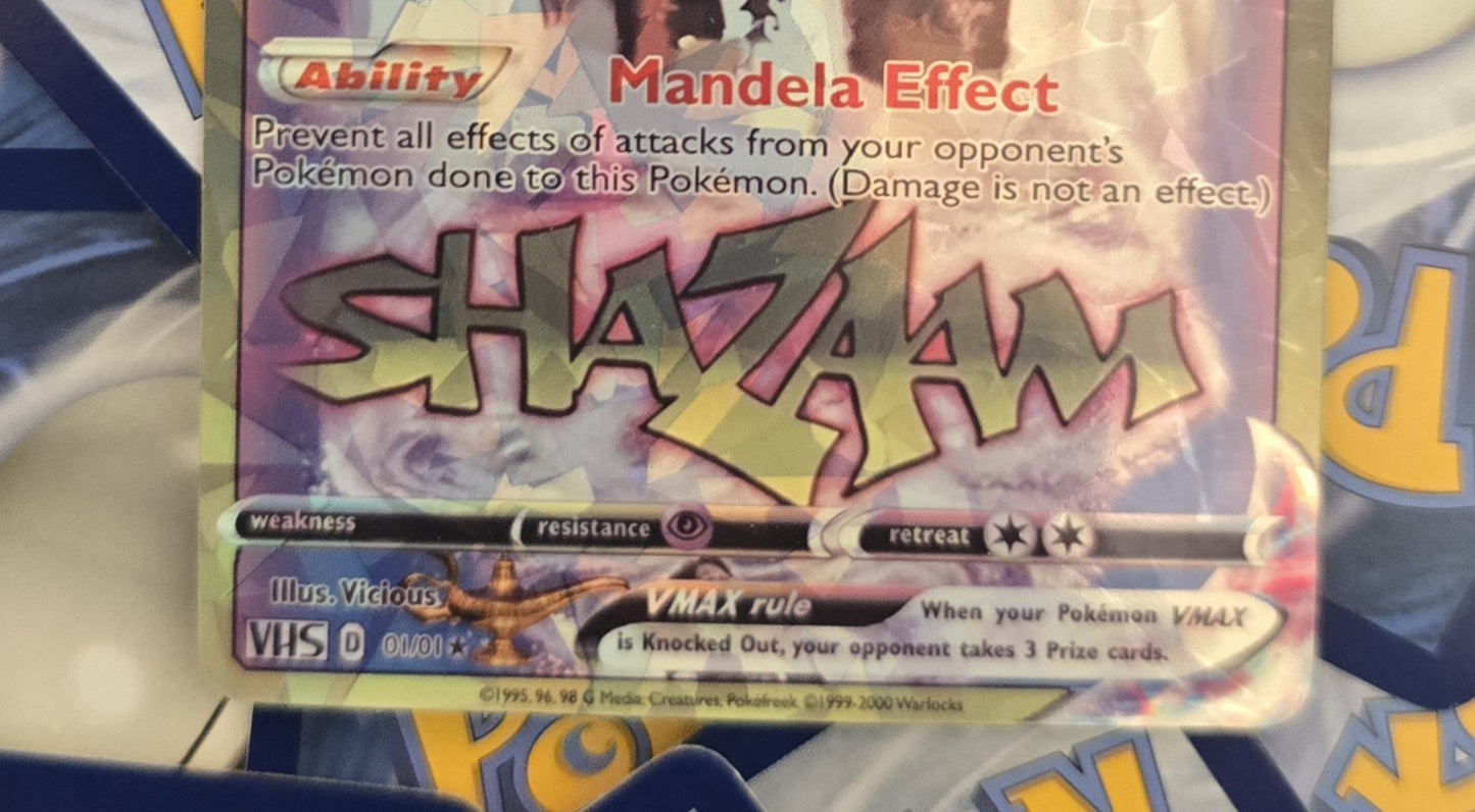 Shazaam Pokemon Card - Sinbad - Mandela effect