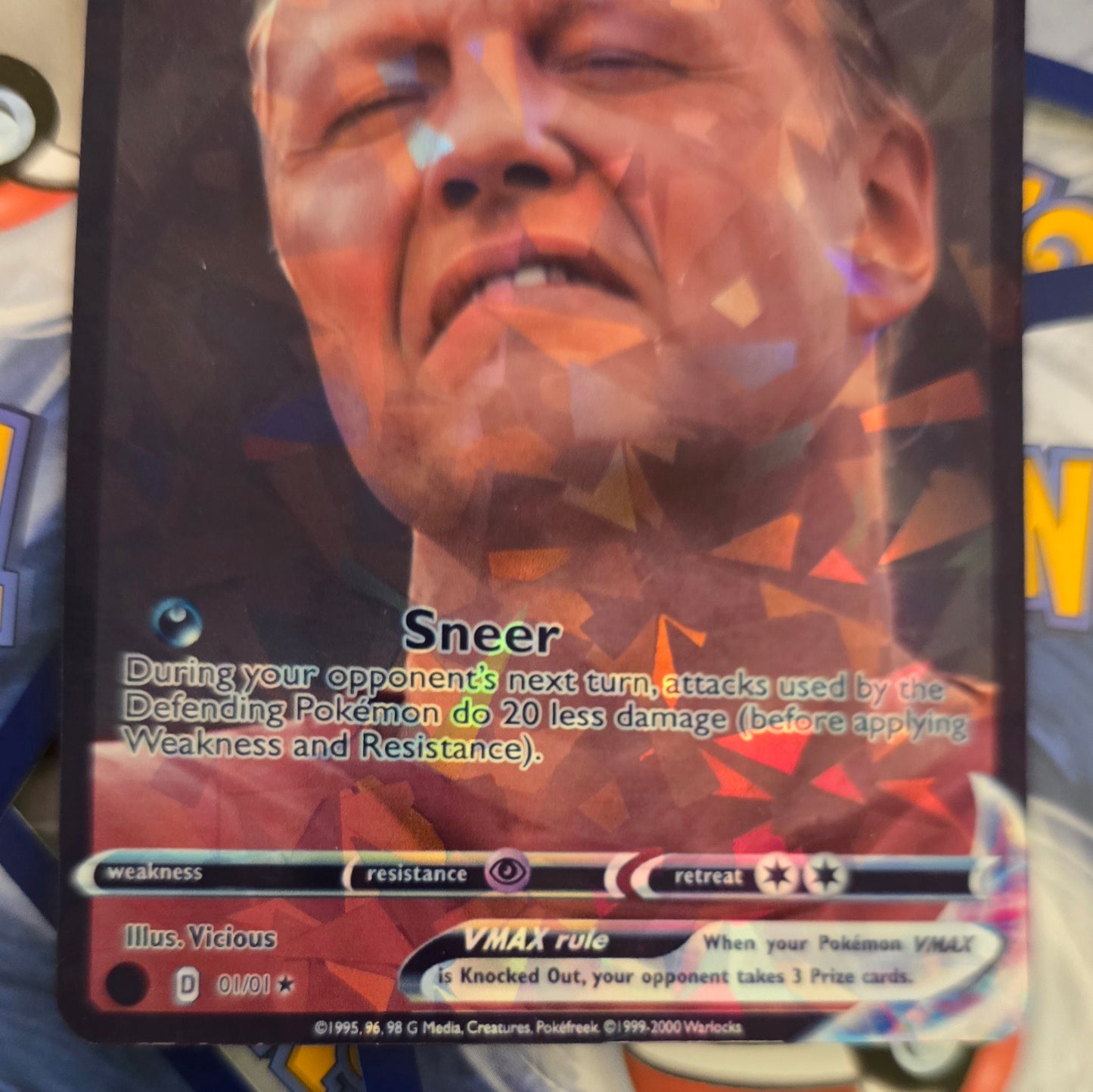 Sneer Pokemon Card - Anaconda
